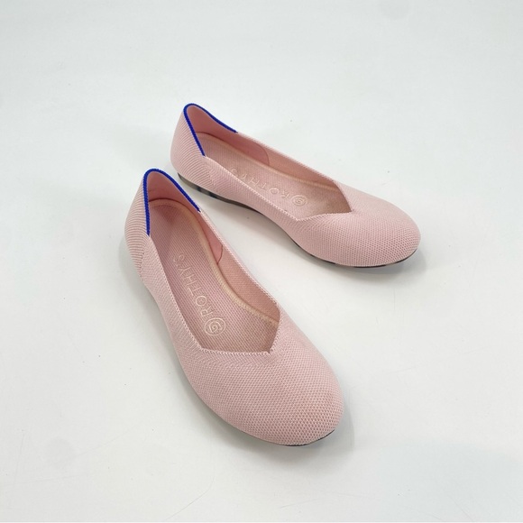 Rothy's Pink Flats Classic Round Toe Size 6.5 - Picture 2 of 11
